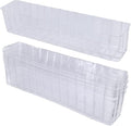 10 Pcs Plastic Planter Liners Clear Rectangular Plastic Liners by Winlyn