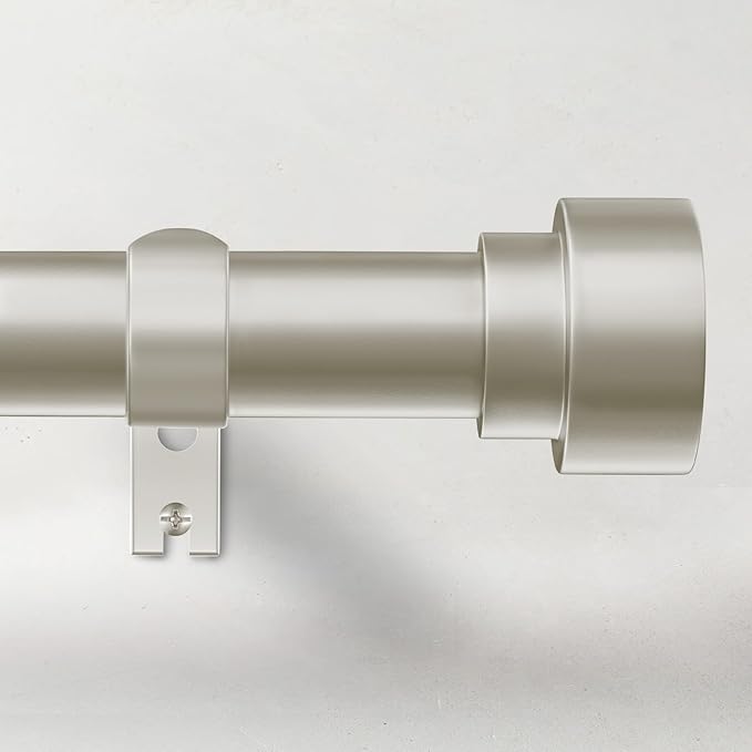 Curtain Rods for Windows 32 to 170, 1 Inch Adjustable Heavy Duty Long Window by TimeForest