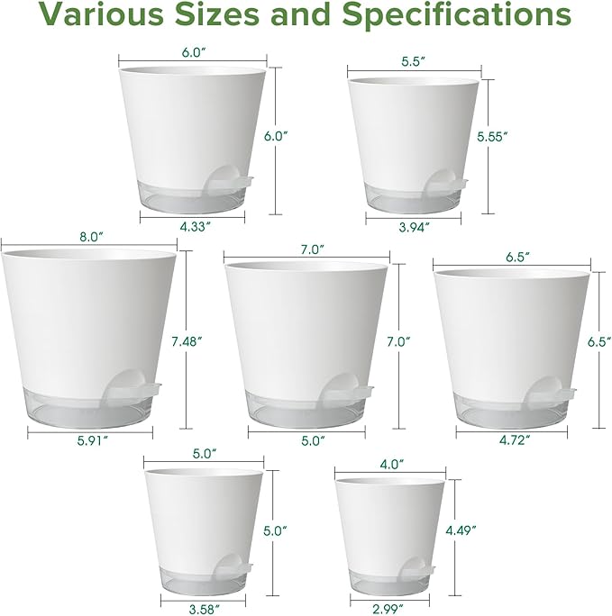 GARDIFE 2026 Upgraded Self Watering Plant Pots - Image 2