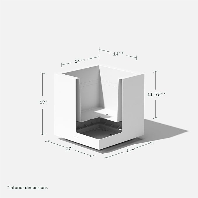 Veradek Block Series Cube Plastic Planter - Image 3
