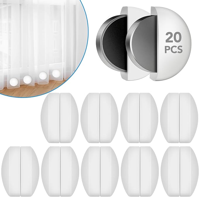 20 Pcs Shower Curtain Weights，Silicone Wrapped Heavy Duty shower curtain by YixangDD