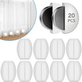 20 Pcs Shower Curtain Weights，Silicone Wrapped Heavy Duty shower curtain by YixangDD