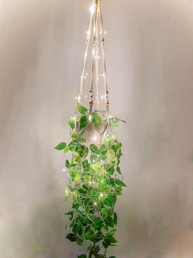 2 Packs Fake Hanging Plant by Comtelek