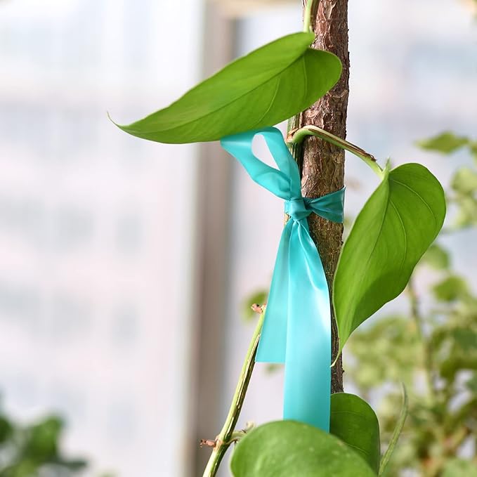 Stretch Tie Tape, 1” Wide 200FT Reusable Garden Plant Ties Green Tapes - Image 7