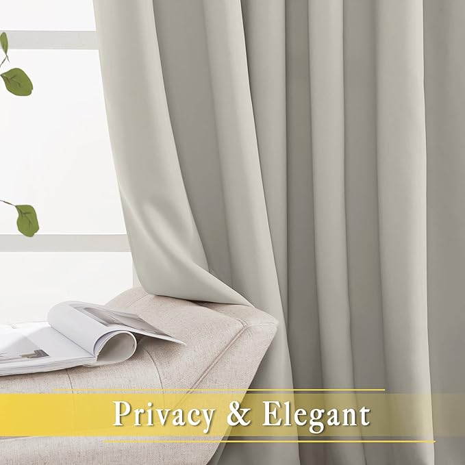 NICETOWN Patio Blackout Curtain Panels - Image 4