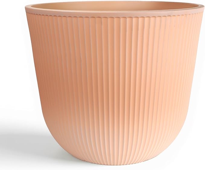 WORTH Garden Round Large Planter Pot 1-Pack, 17.5" Dia x 15.5" H by WORTH