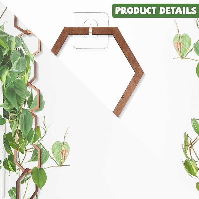 18Pcs Chain Trellis for Climbing Plants, Indoor&Outdoor Garden Wall Trellis - Image 3