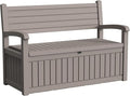 DRATO 75 Gallon Storage Bench Deck Box Outdoor Indoor, Lockable Durable by DRATOprovidesawarmandcozy