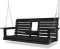 Poly Lumber 3-Seat Porch Swing, HIPS 5-Feet Bench Swing by Mosbrisa