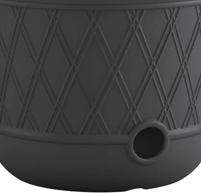 Suncast 8 Pack 14" x 12" Round Resin Decorative Weatherproof Outdoor Hideaway - Image 4