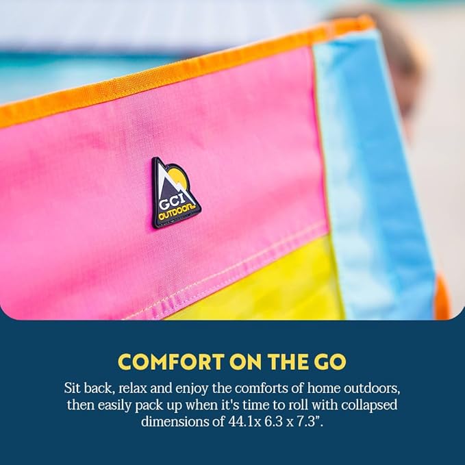 GCI Outdoor Comfort Pro Rocker Camping Chair | Portable Folding Rocking Chair - Image 5