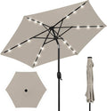 Best Choice Products 7.5ft Outdoor Solar Market Table Patio Umbrella by BestChoiceProducts