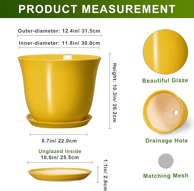 12 Inch Plant Pot - Image 2