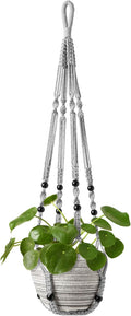 Mkono Macrame Plant Hanger Indoor Hanging Planter Basket by Mkono