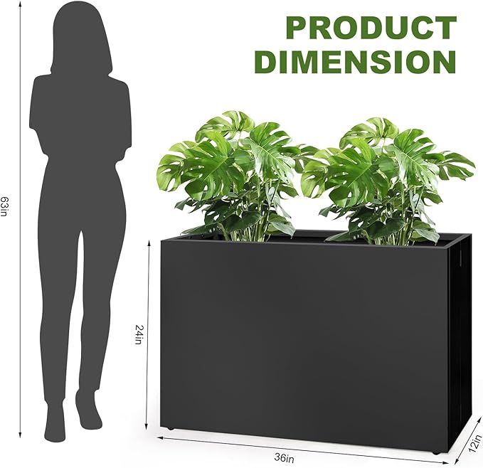 Galvanized Steel Planter Box - Image 5
