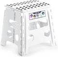 Delxo 13" Folding Step Stool for Kids and Adults, Non-Slip Foldable Step Stools by Delxo