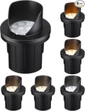 LEONLITE Dia. 4 Inch 5CCT Well Lights Landscape LED In Ground, Shielded Top by LEONLITE