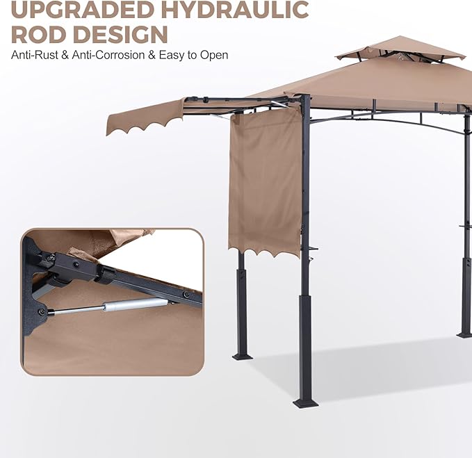 ABCCANOPY Grill Gazebo with Extra Awning - Image 4