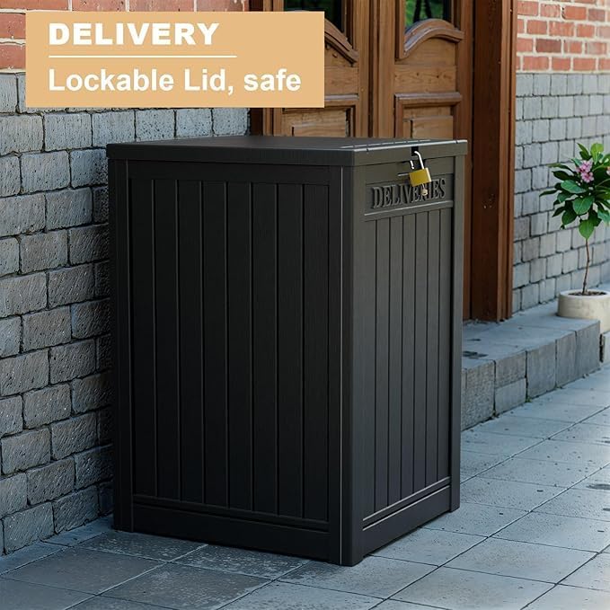DRATO 48 Gallon Package Delivery Box, Large Lockable Storage Box, Double-Wall - Image 6