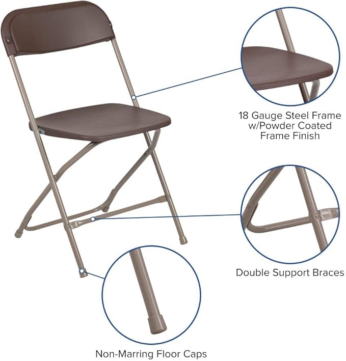 Flash Furniture Hercules™ Series Plastic Folding Chair - Image 4