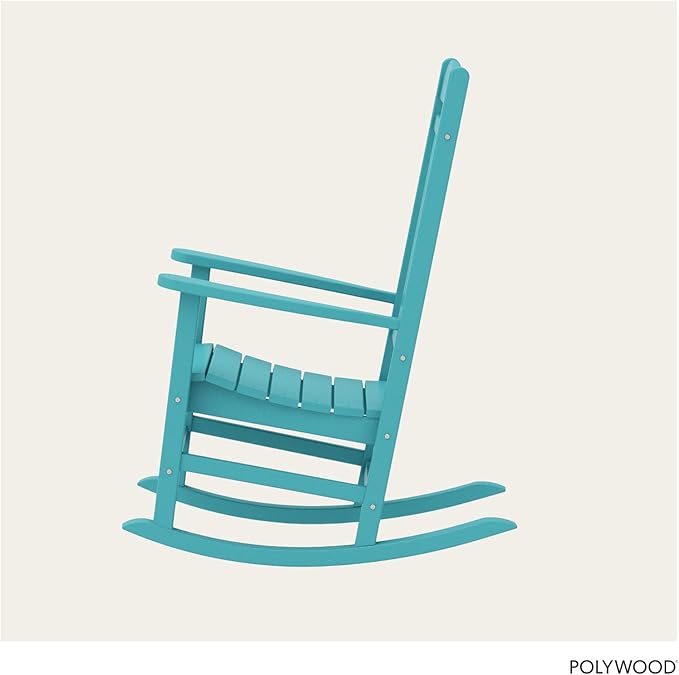 POLYWOOD Presidential Rocking Chair in Aruba - Image 5