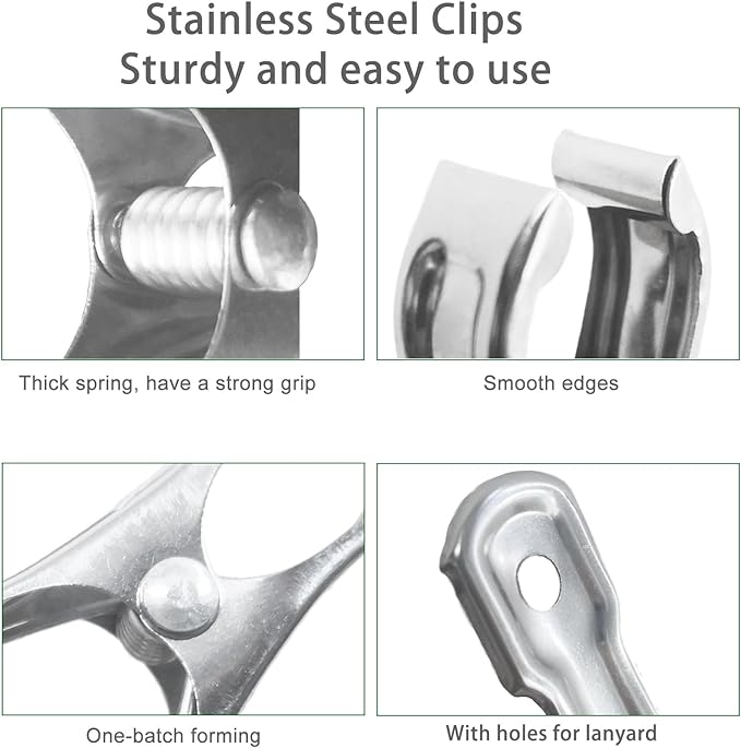 40 PCS Garden Clips, Have a Strong Grip to Hold Down the Shade Cloth or Plant - Image 6
