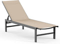 Outdoor Lounge Chair for Pool, Aluminum Chaise Lounge Chairs by Vexwalx