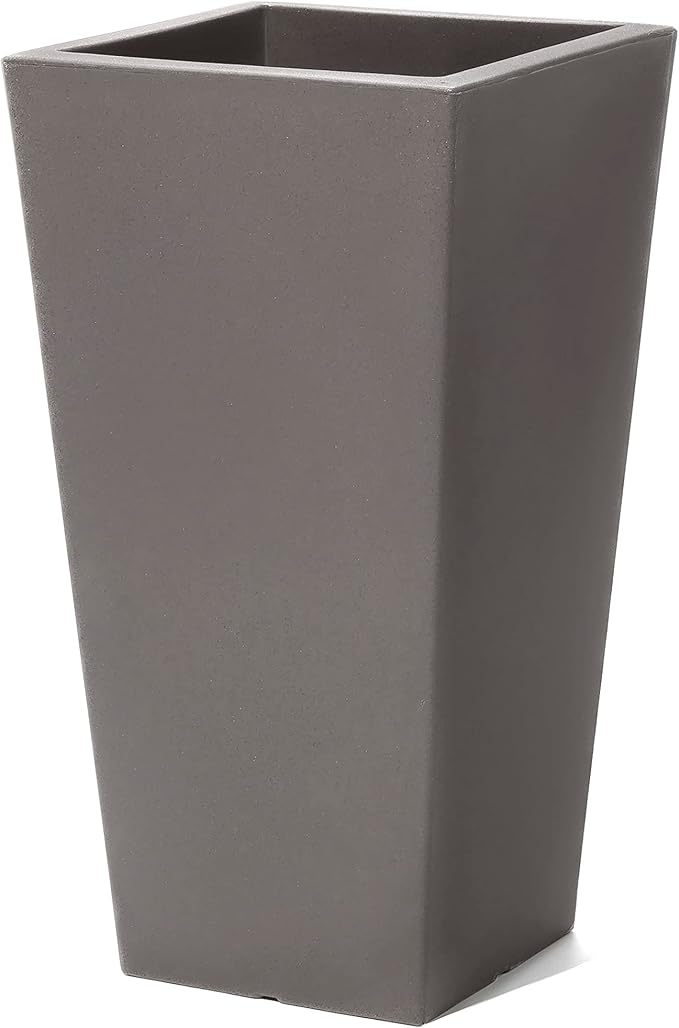 Step2 Tremont Tall Square Tapered Planter, Large Planters - Image 4