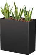 Galvanized Steel Tall Planter – 24x12x24in by Ganeekiron