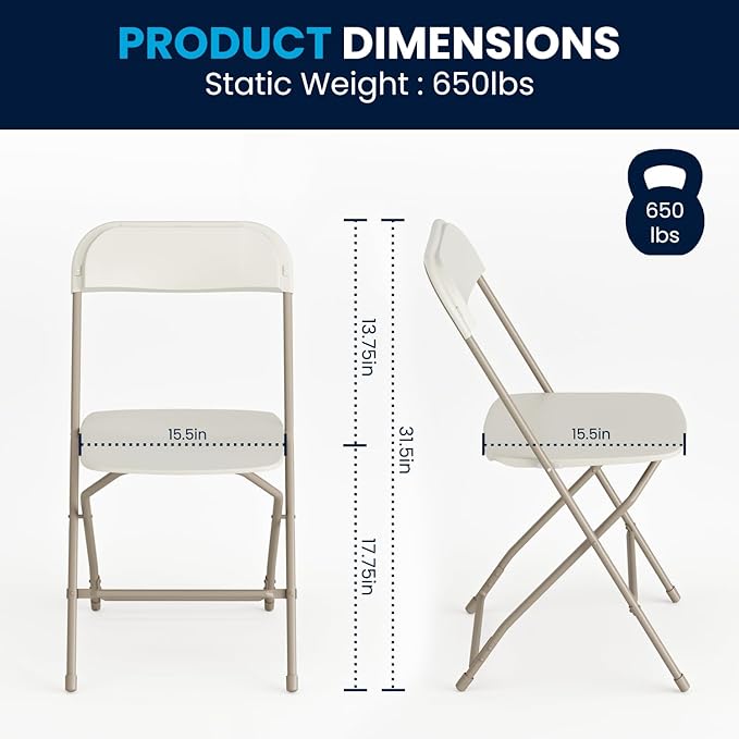 Flash Furniture Hercules Series Plastic Folding Chairs - Image 2