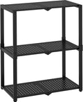 3-Shelf Storage Shelving Unit Metal Rack Heavy-Duty 28"x13.5"x33.5" by GLEAMMUSICSPORTS
