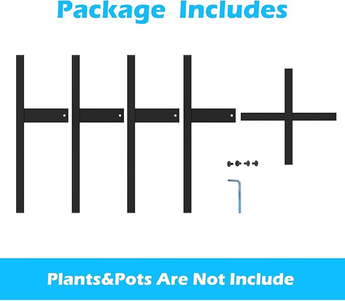Heavy Plant Stand for 10"-16" Plant Pot Indoor Outdoor Corner, Adjustable Metal - Image 3