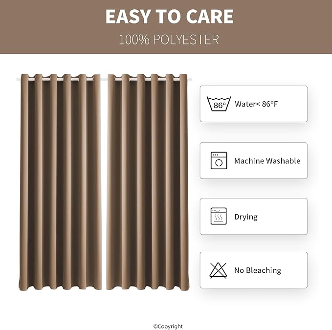 DIVA EN CAMINO DEC Outdoor Patio Curtain Waterproof Darkening Thermal Insulated - Image 7