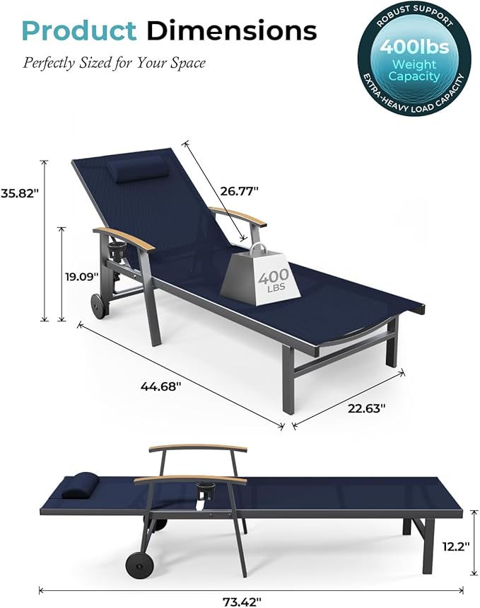 Ciokea Outdoor Lounge Chair - Image 2