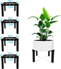 4 Pcs Four Legs Adjustable Metal Plant Stand by DDPow