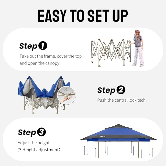 CROWN SHADES 13x13 Pop Up Gazebo - Image 7