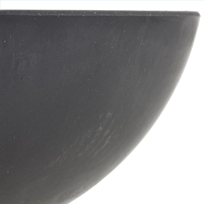 PSW Pot Collection M20DCB 8-inch Plastic/Stone/Wood Composite Low Bowl Planter - Image 3