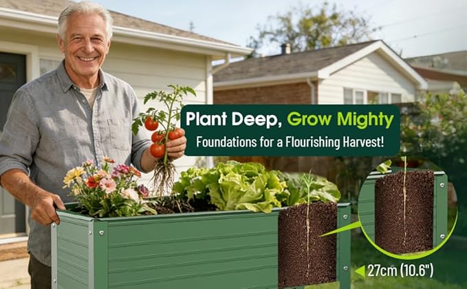 2-Pack Raised Garden Beds - Image 9