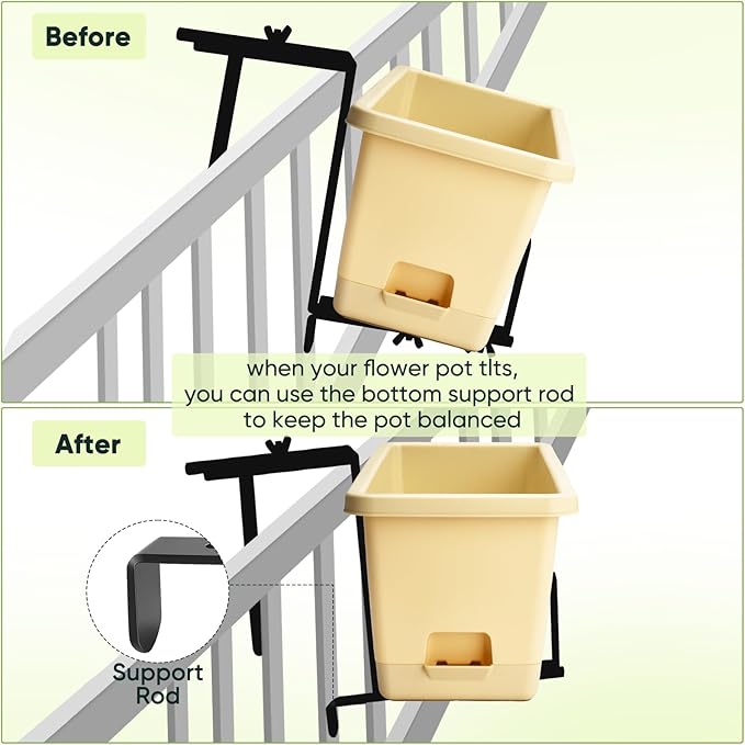 Planter Box Brackets, Adjustable Flower Brackets - Image 4