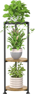 iDavosic.ly 3 Tier Corner Plant Stand Indoor, 34 Inch Tall Vertical Metal by iDavosicly