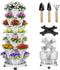 Vertical Strawberry Planter 7 Tier Stackable Tower Herb Planters-Stacking by Bociks