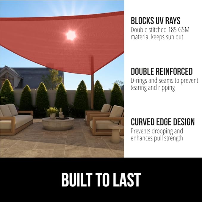 GORILLA GRIP Heavy Duty Sun Shade, UV Protection Fade Tear and Rust Resistant - Image 2