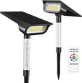 intelamp Solar Spot Lights Outdoor Waterproof, 4000mAh RGB LED Landscape Lights by IntelampSolarLightingArtist