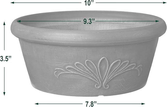 Arcadia Garden Products PSW TA25C Plastic/Stone/Wood Composite Bulb Pan – No - Image 4