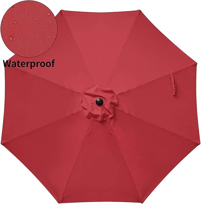 Simple Deluxe 9' Patio Umbrella Outdoor Table Market Yard Umbrella - Image 4