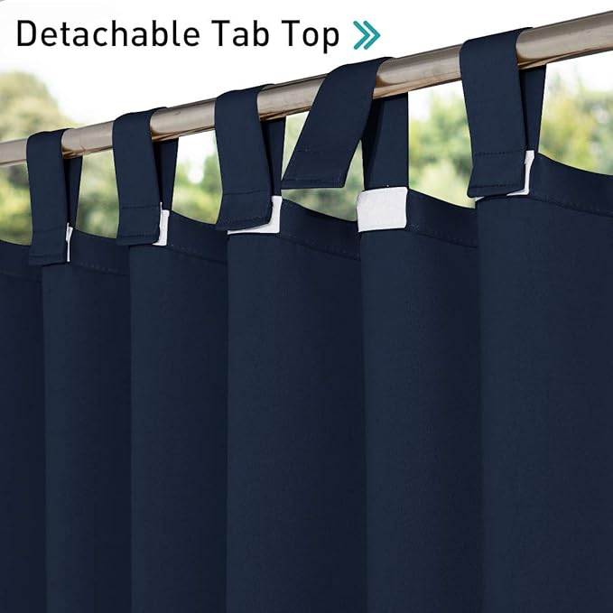 NICETOWN 2 Panels Outdoor Curtainss - Image 3