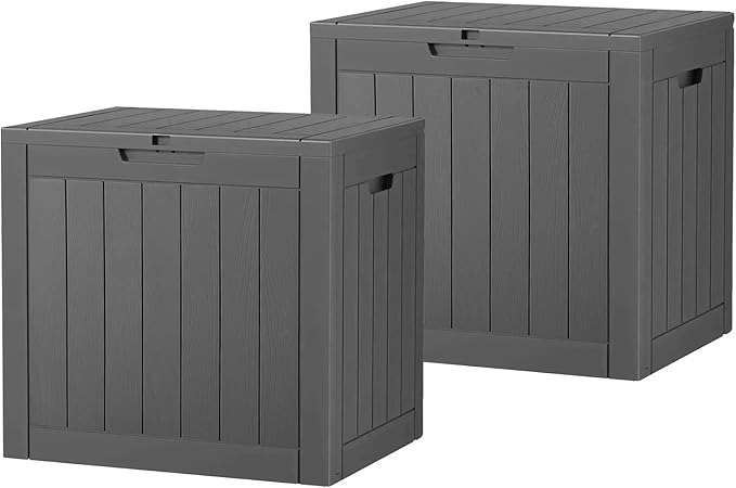 Outdoor Storage Box, Resin Deck Boxes Indoor and outdoor, Waterproof Storage by NBYSGO