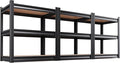 Set of 3 Garage Shelving, 3 Tier Garage Storage Shelves, Adjustable Heavy Duty by Unknown