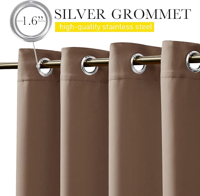 NICETOWN 2 Panels Outdoor Curtains - Image 2