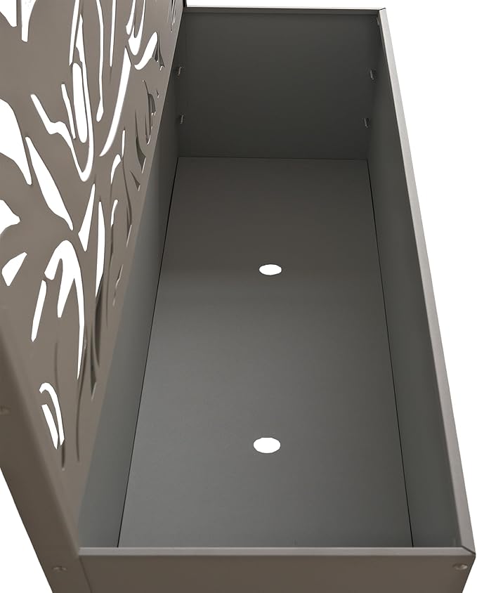 Oakland Living 6 ft. X 4 ft. Grey Freestanding Metal Privacy Screen Room Divider - Image 6